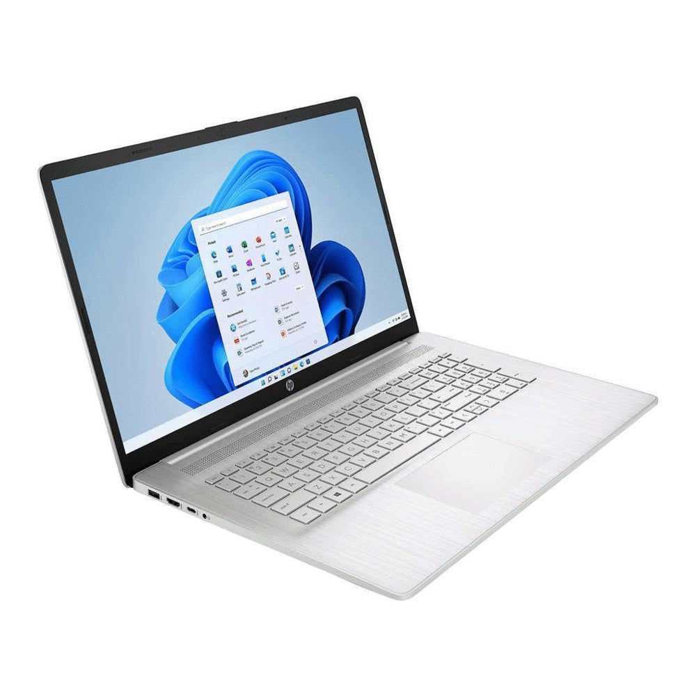 لابتوب HP 17-cn0065cl 17.3" HD+ 16GB/512GB i7-1165G7، فضي، لوحة مفاتيح إنجليزية