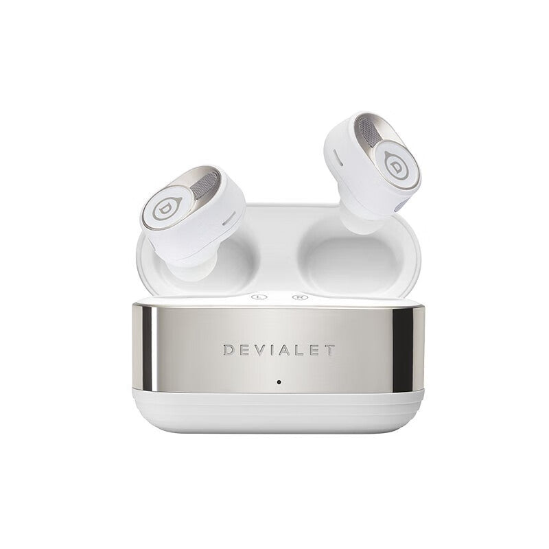 Devialet Gemini II wireless headphones, white/silver