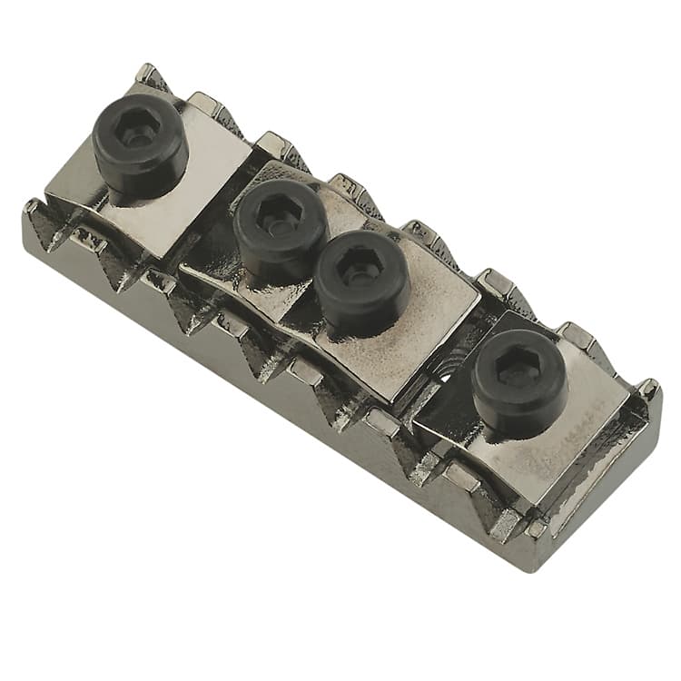 Authentic Floyd Rose 7-String Locking Nut - Black Nickel Original Series 7-String Locking Nut