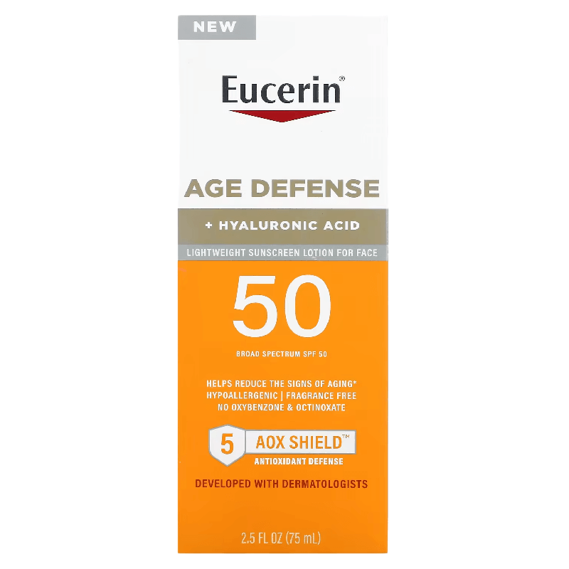 Eucerin Age Defense Light Sun Lotion SPF 50, 75 ml