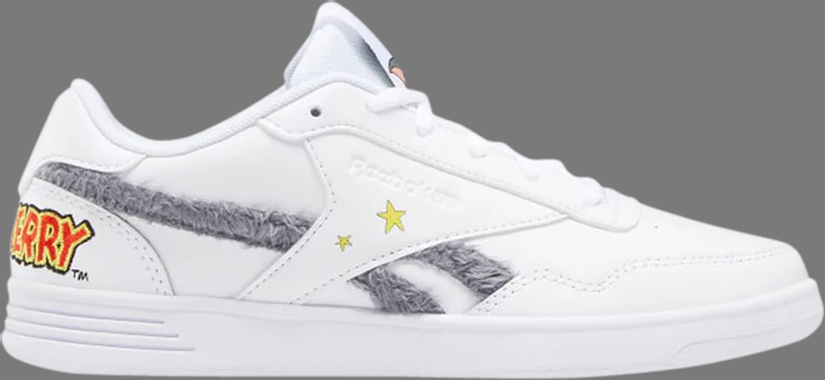 Tom & Jerry x wmns club memt 'fur & cheese' Reebok sneakers, white