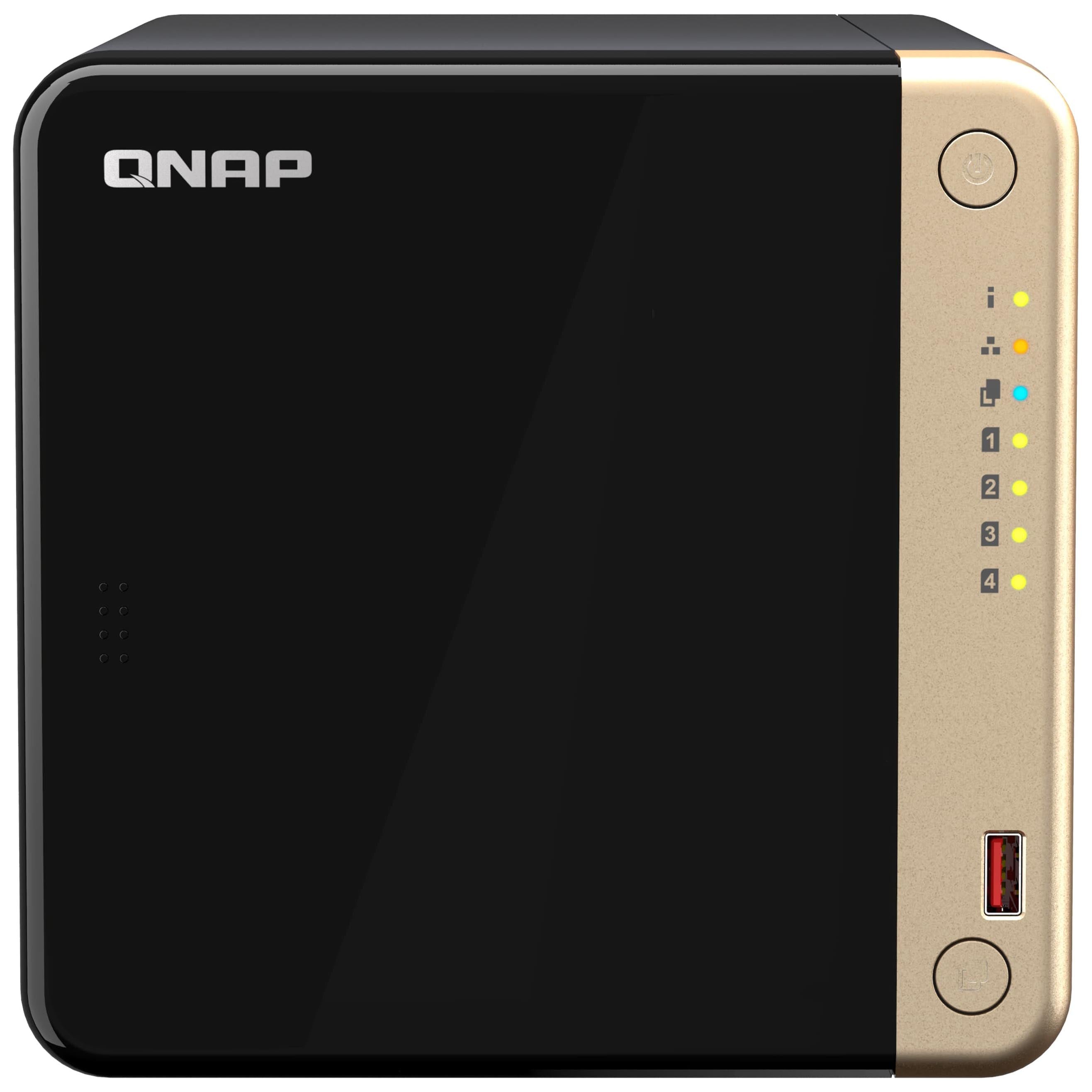 Network storage QNAP TS-664 Nas DDR4 4 GB, 6 bays, without disks, black