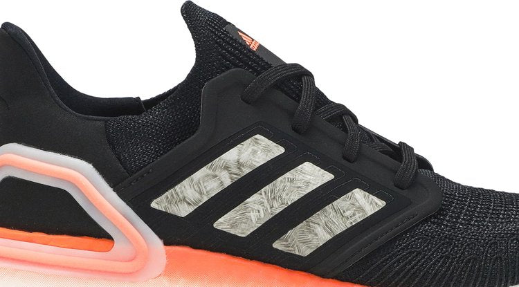 Adidas UltraBoost 20 'Signal Coral' sneakers, black