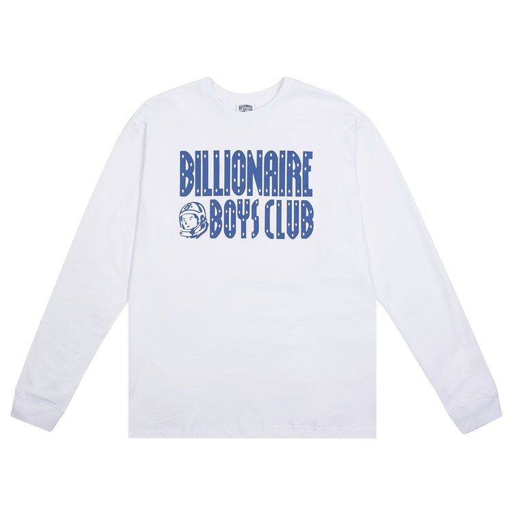 قميص Billionaire Boys Club Interplanetary بأكمام طويلة باللون الأبيض