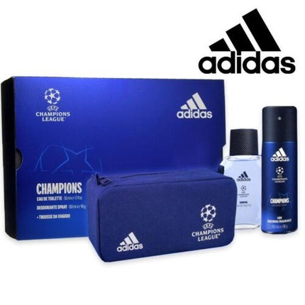 Adidas Champions League EDT for men 50 ml with 150 ml deodorant and sachet