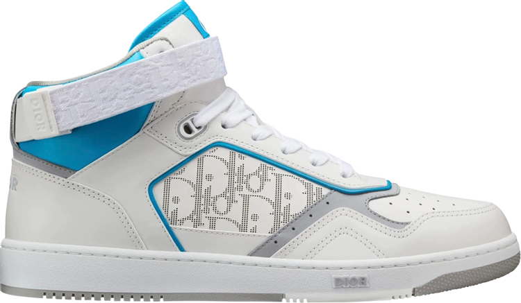 Sneakers Dior B27 High Dior Oblique - White Light Blue, white