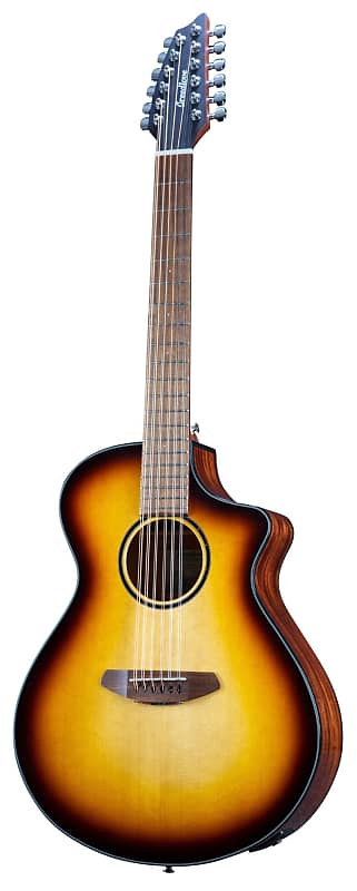 Breedlove Discovery S Concert Edgeburst 12-String Acoustic Guitar Sitka-African Mahogany DSCN44XCESSAM