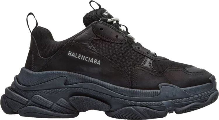 حذاء رياضي Balenciaga Triple S باللون الأسود، أسود