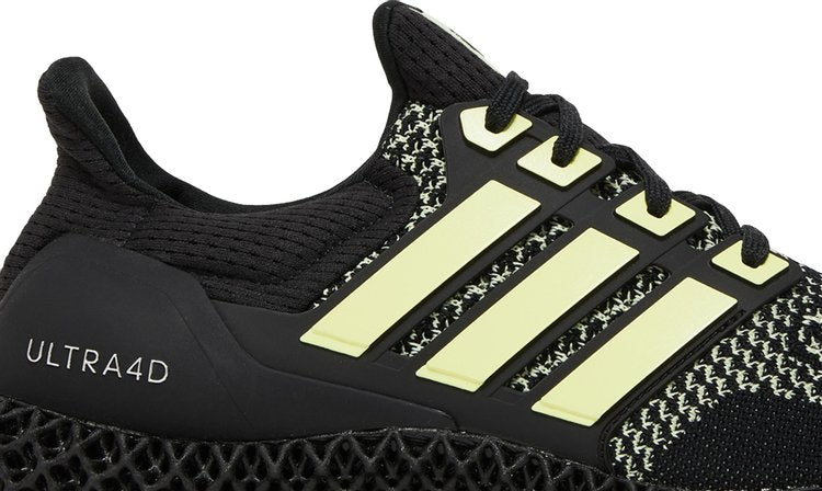 حذاء رياضي Adidas Ultra 4D 'Black Almost Lime' باللون الأسود