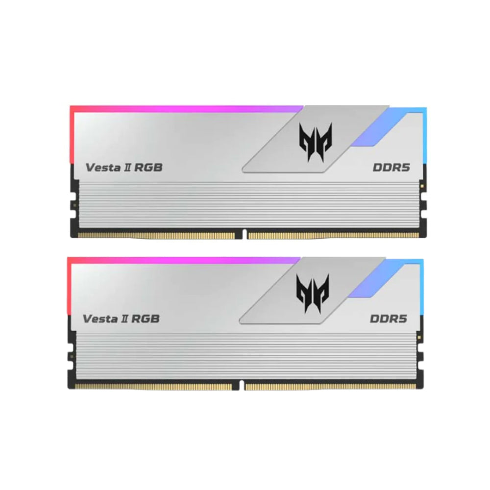 Acer Predator Vesta II memory module, 32 GB DDR5 (2 x 16GB), 6800 MHz, BL.9BWWR.360, silver