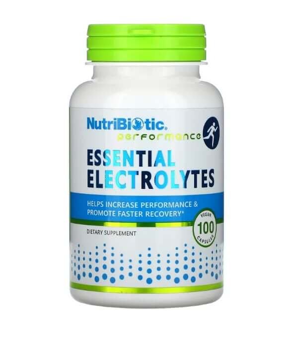 Essential Electrolytes, 100 Vegan Capsules, NutriBiotic