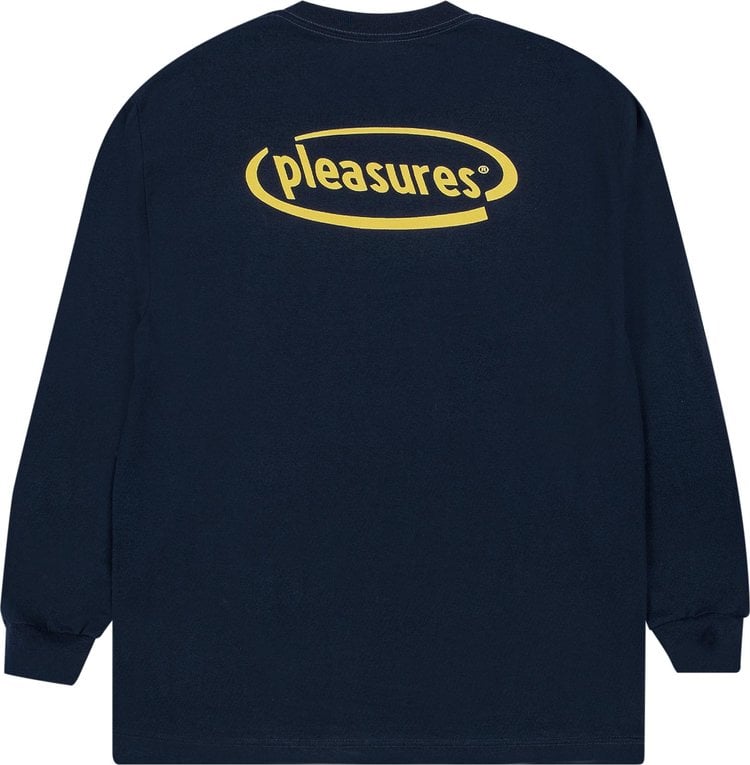 Pleasures Happier Long-Sleeve 'Harbor Blue', blue