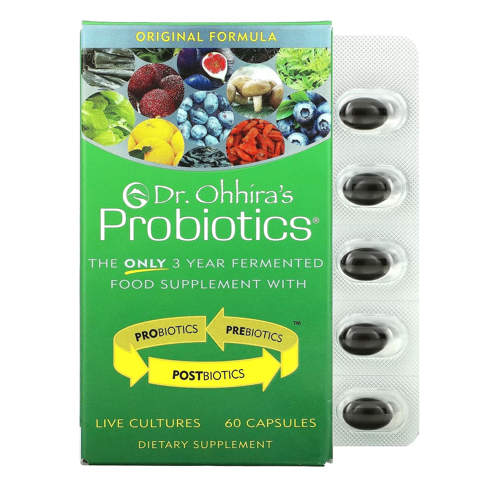 Dr Probiotic Supplement Ohhira's Probiotics, 60 Capsules