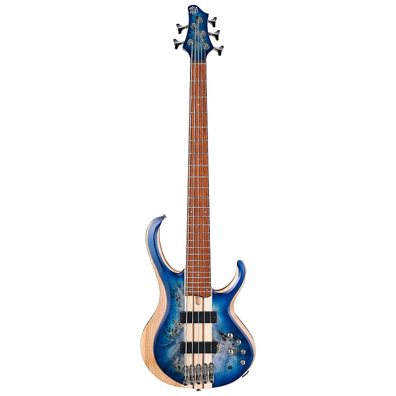 Ibanez BTB845 Standard BTB 5-String Bass, Cerulean Blue Burst Low-Gloss