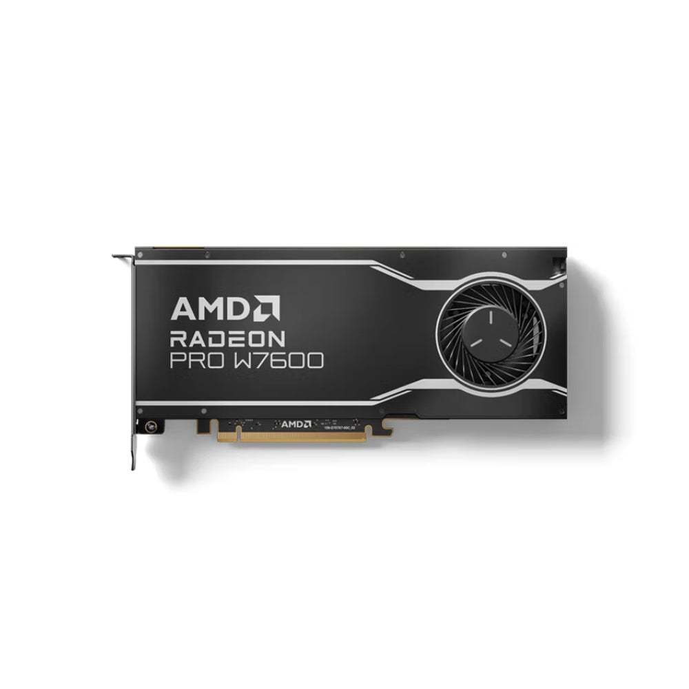 Professional graphics card AMD Radeon PRO W7600, 8 GB, black