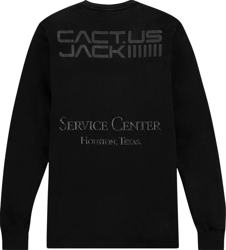 Cactus Jack by Travis Scott x Nike NRG BH Long-Sleeve Tee 'Black', black