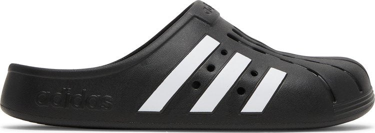 Adidas Adilette Clog Sandals 'Black White', black