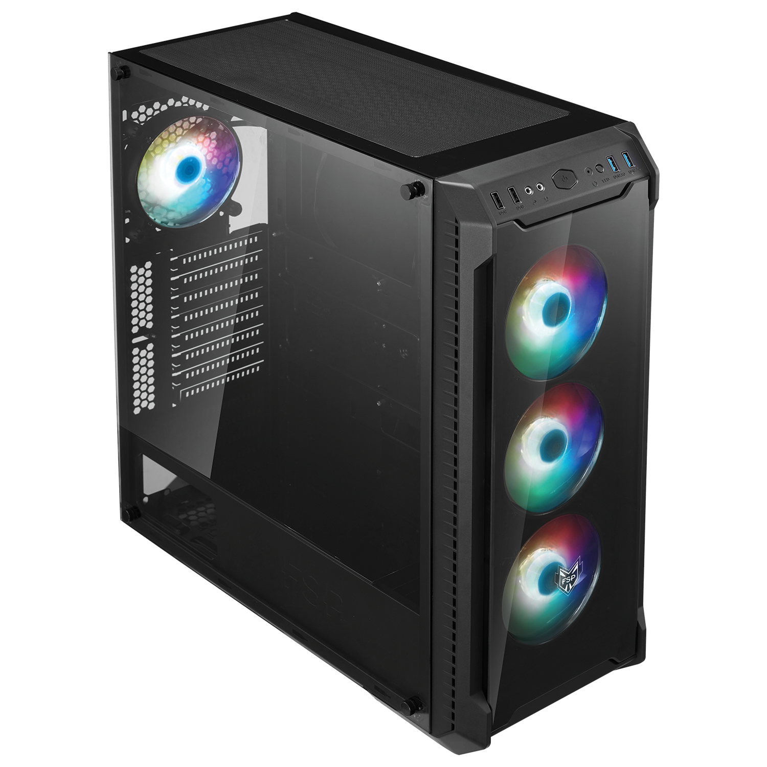 Case FSP CMT520 PLUS, Mid Tower, black