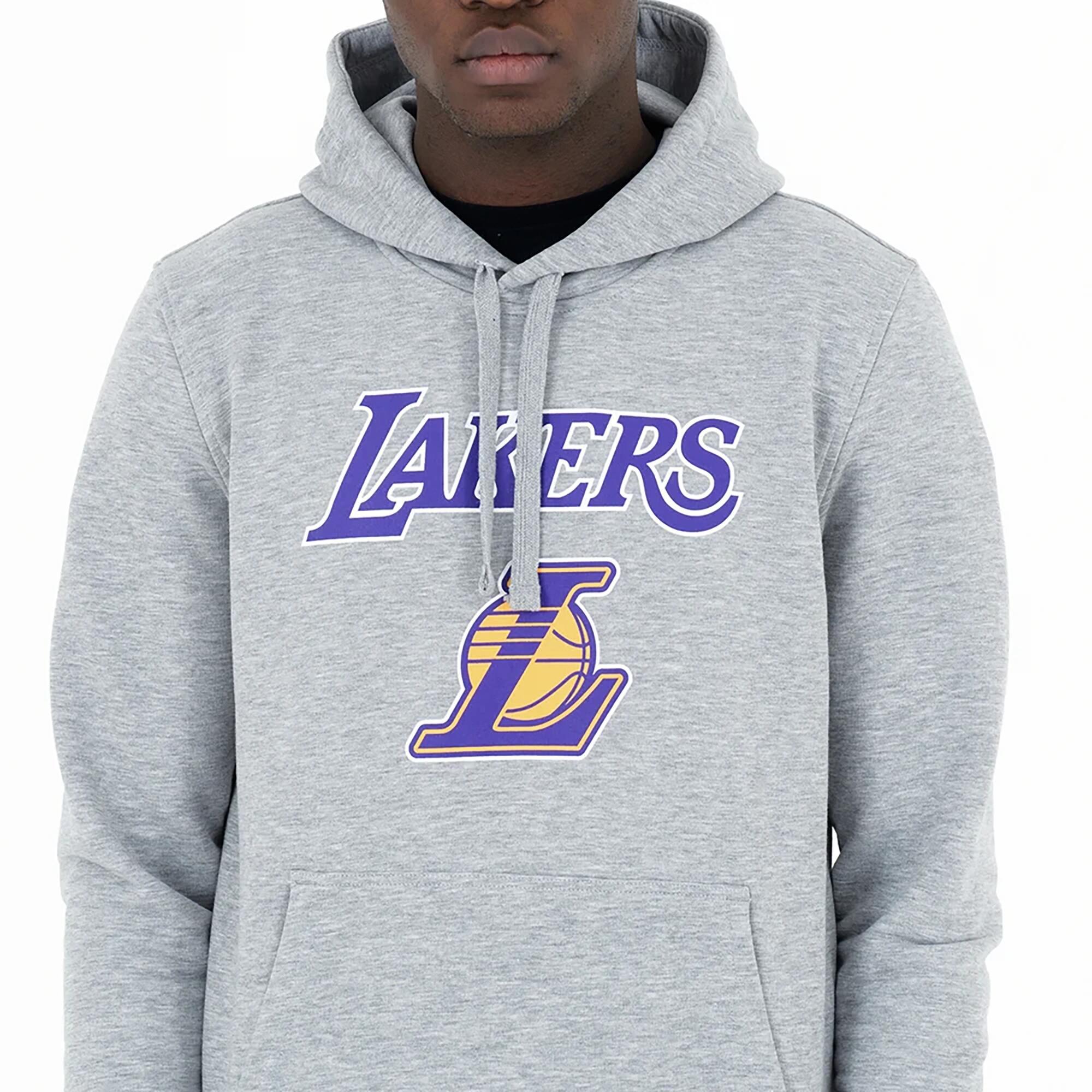 NBA Los Angeles Lakers Hoodie Women's/Men's Gray NEW ERA