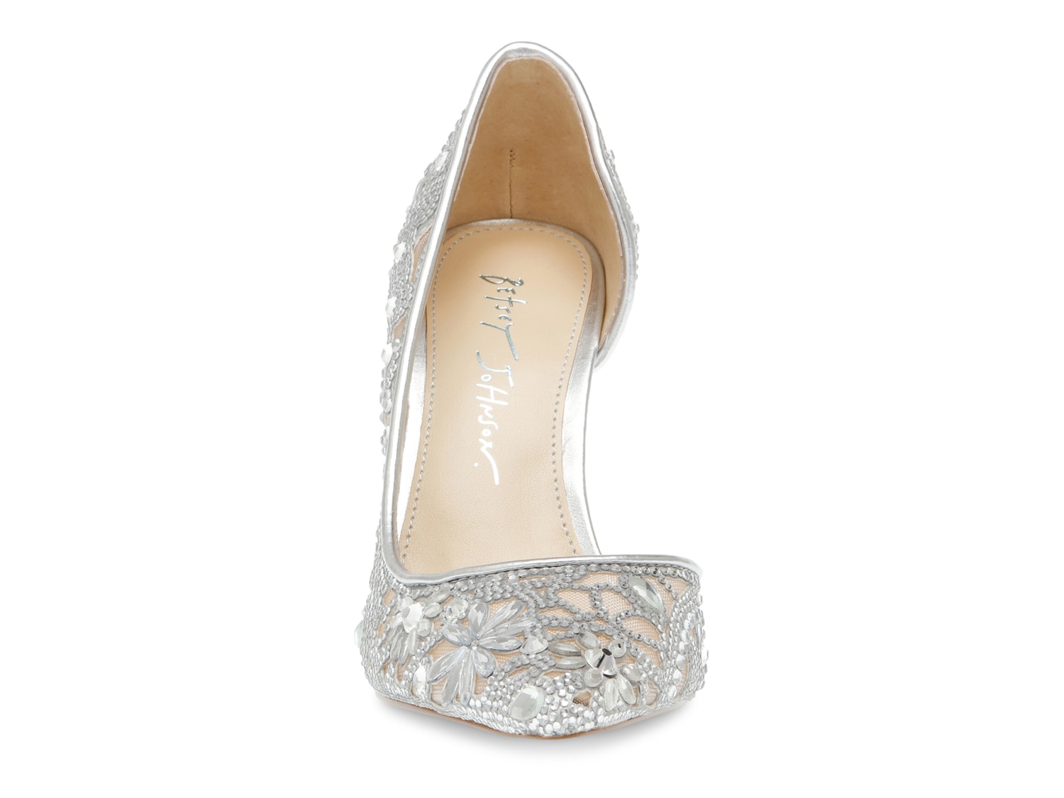 Betsey Johnson Ethan Shoes, Silver