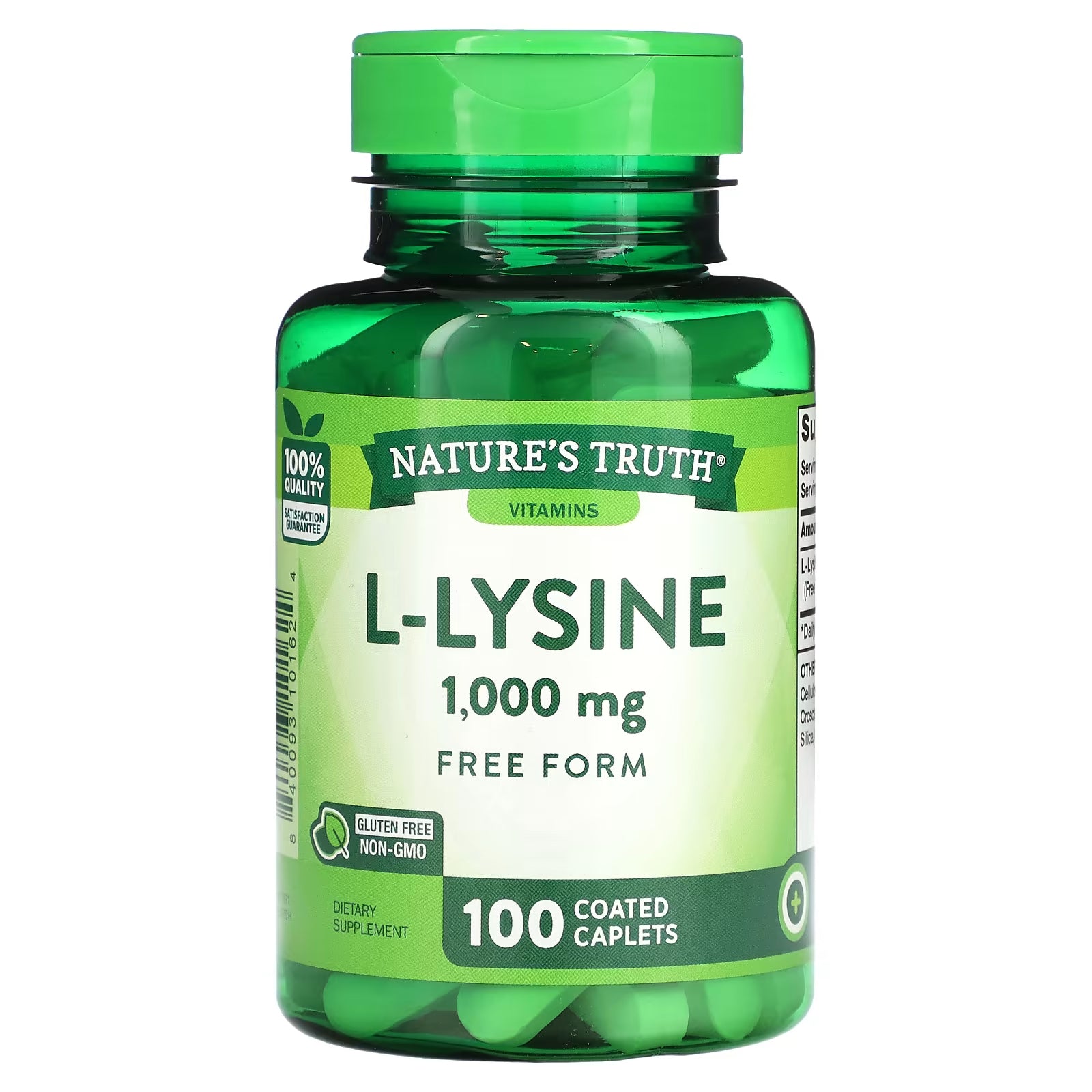 Nature's Truth L-Lysine، 1000 مجم، 100 كبسولة