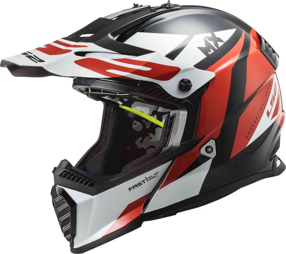 خوذة موتوكروس MX437 Fast Mini Evo Strike للأطفال LS2