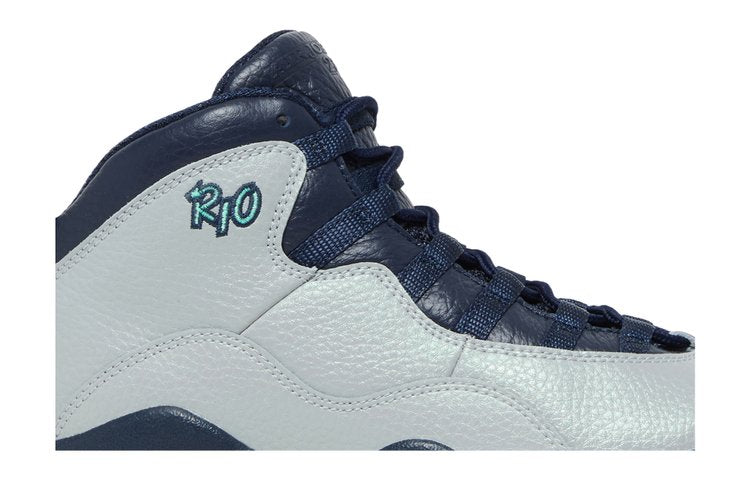 حذاء رياضي Air Jordan 10 Retro BG 'Rio' باللون الرمادي