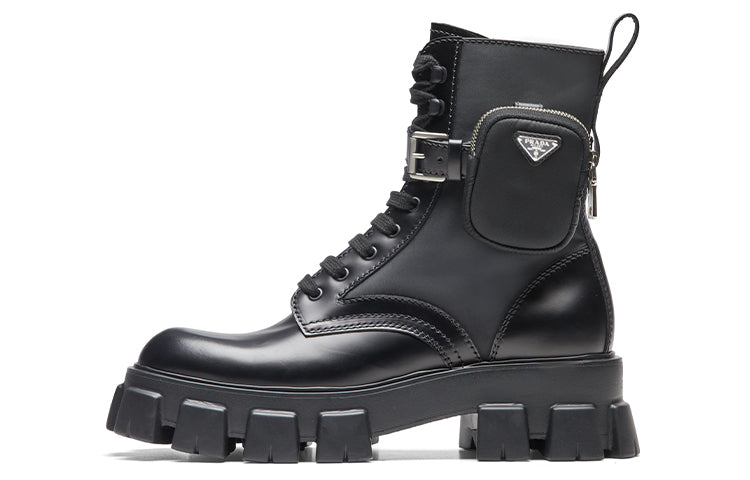 Men's Prada Monolith ankle boots