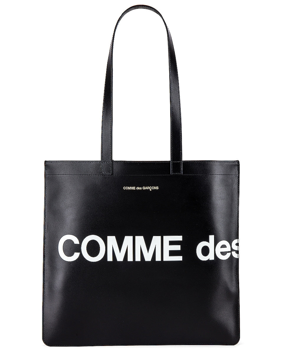 Comme des Garçons Huge Logo tote bag, black