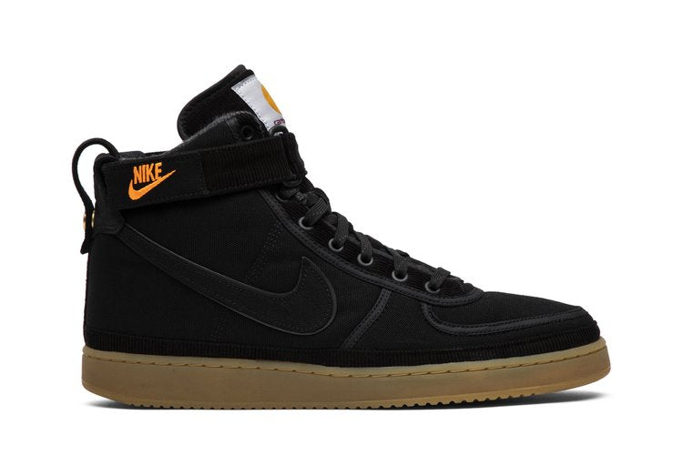 Nike Carhartt WIP x Vandal High Supreme 'Black Gum' Sneakers, black