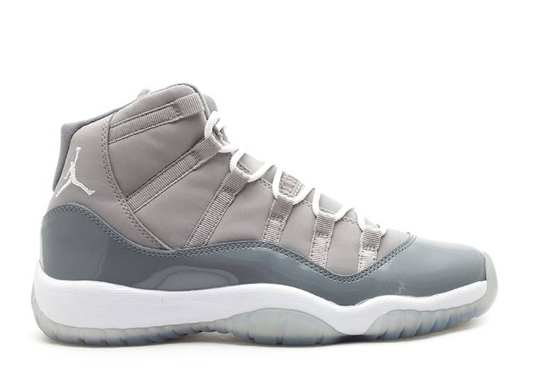 حذاء رياضي AIR JORDAN 11 RETRO GS 'COOL GRAY' 2010، رمادي