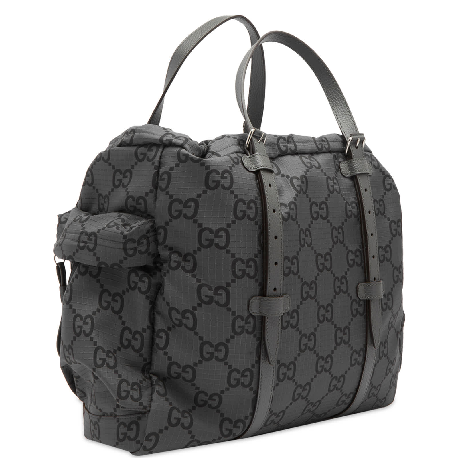 Gucci Gg Ripstop Tote Bag, Black