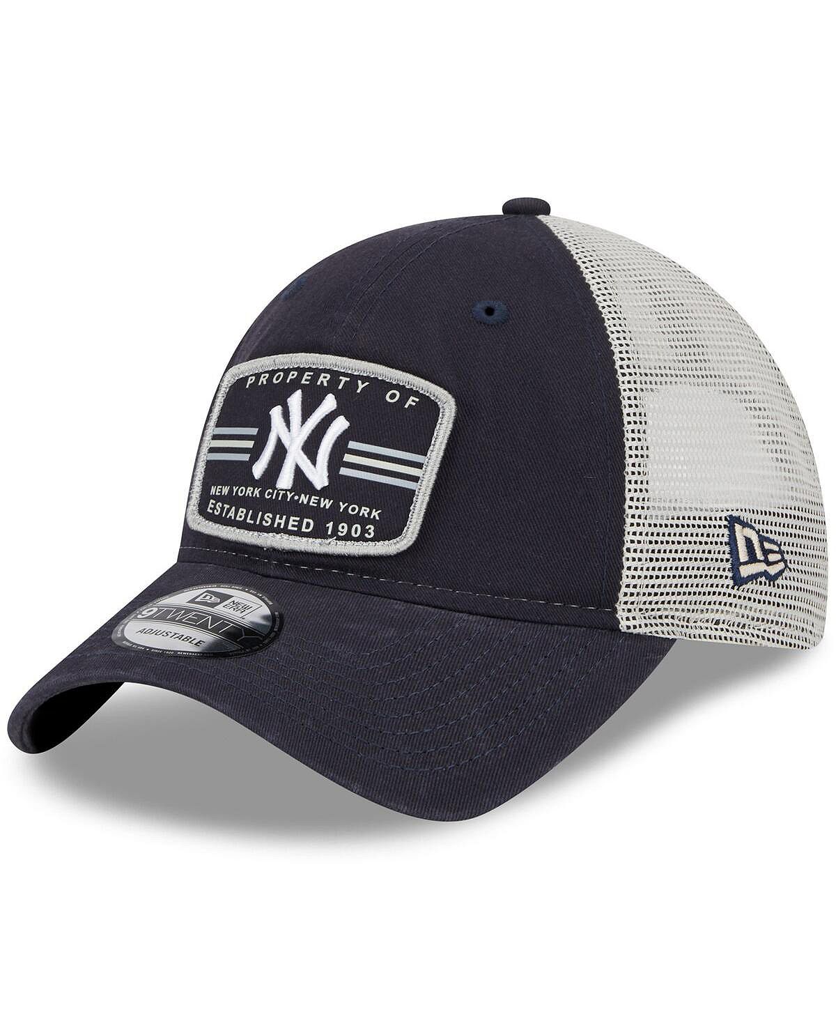 Men's New York Yankees Property Trucker 9Twenty Snapback New Era Navy Blue Cap