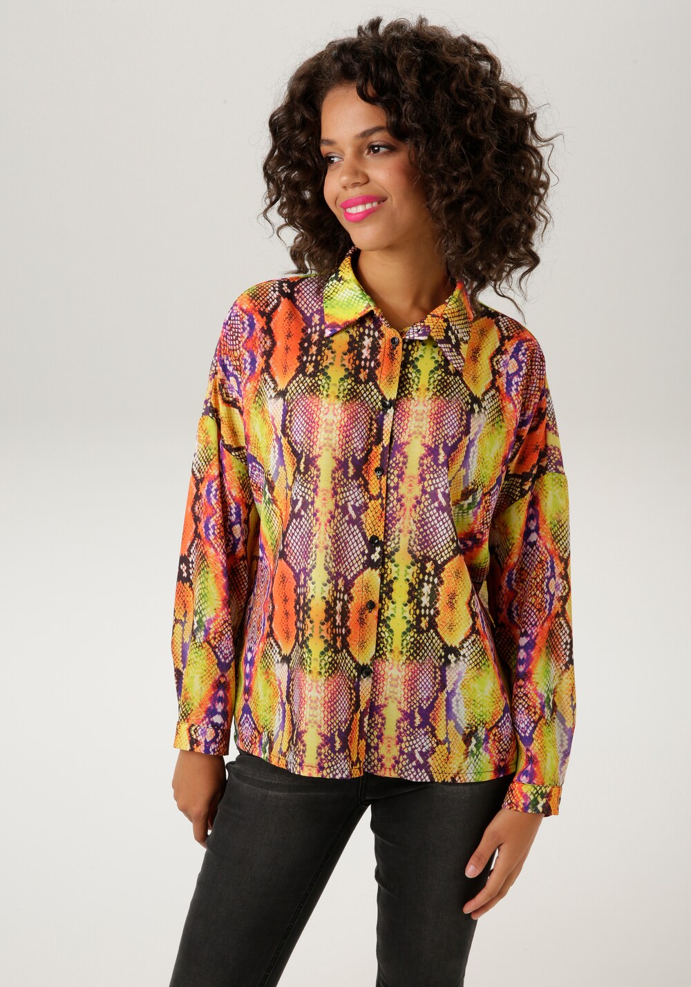 Aniston Casual Blouse, Mixed Colors