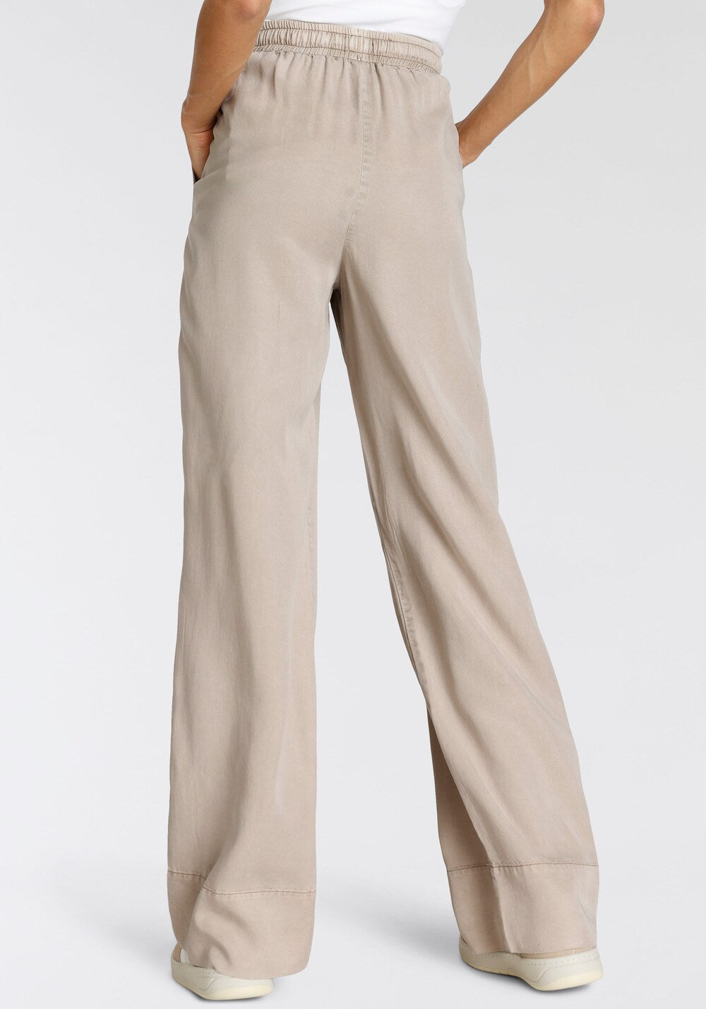 Wide leg trousers Otto Products, beige