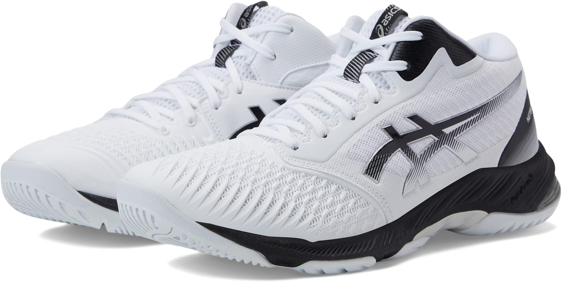 Netburner Ballistic FF MT 3 Volleyball Shoe ASICS, White/Black