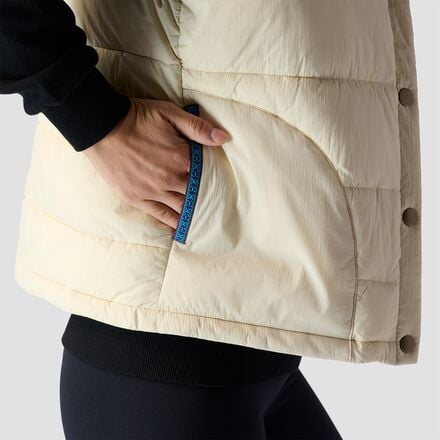 Women's synthetic insulated vest Stoic, Sandshell color