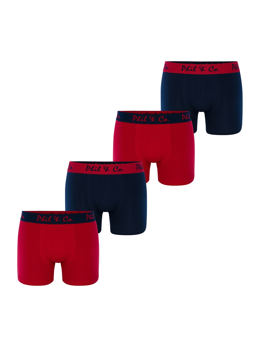 Boxer briefs Phil & Co. Berlin, dark blue/red