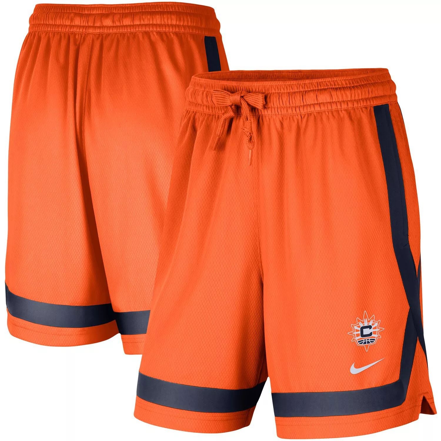 Nike Women's Orange Connecticut Sun Practice Performance Nike Shorts