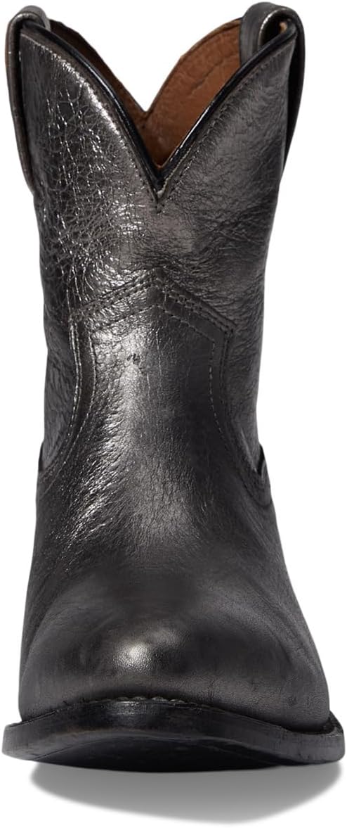 Billy Short Frye Ankle Boots in Dark Pewter