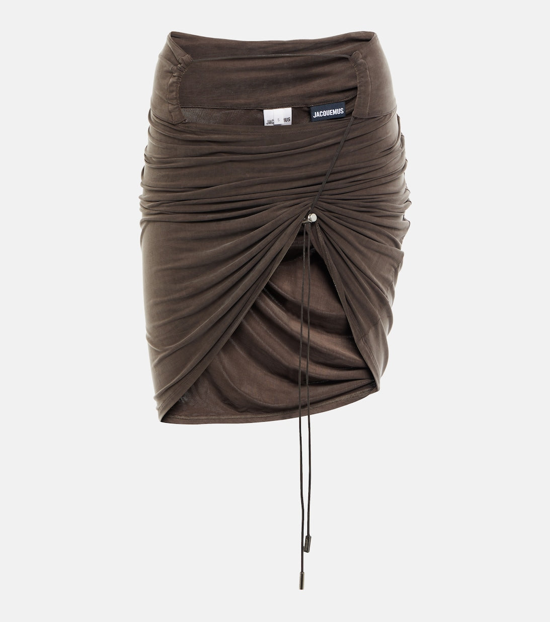 Miniskirt La Jupe Espelho Court JACQUEMUS, brown