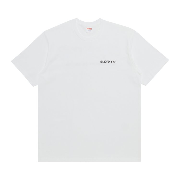 تي شيرت Supreme NYC 'White'، باللون الأبيض