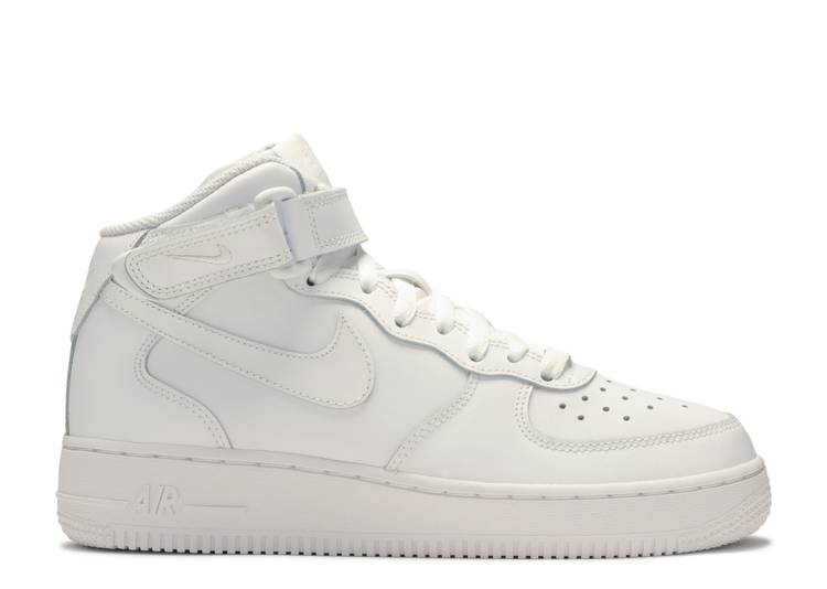 حذاء رياضي Nike AIR FORCE 1 MID '06 GS 'WHITE' باللون الأبيض