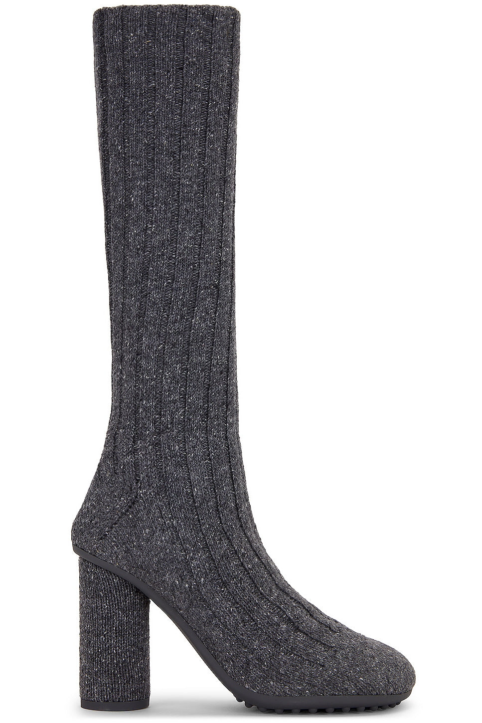 Boots Bottega Veneta Atomic Wool Sock, anthracite