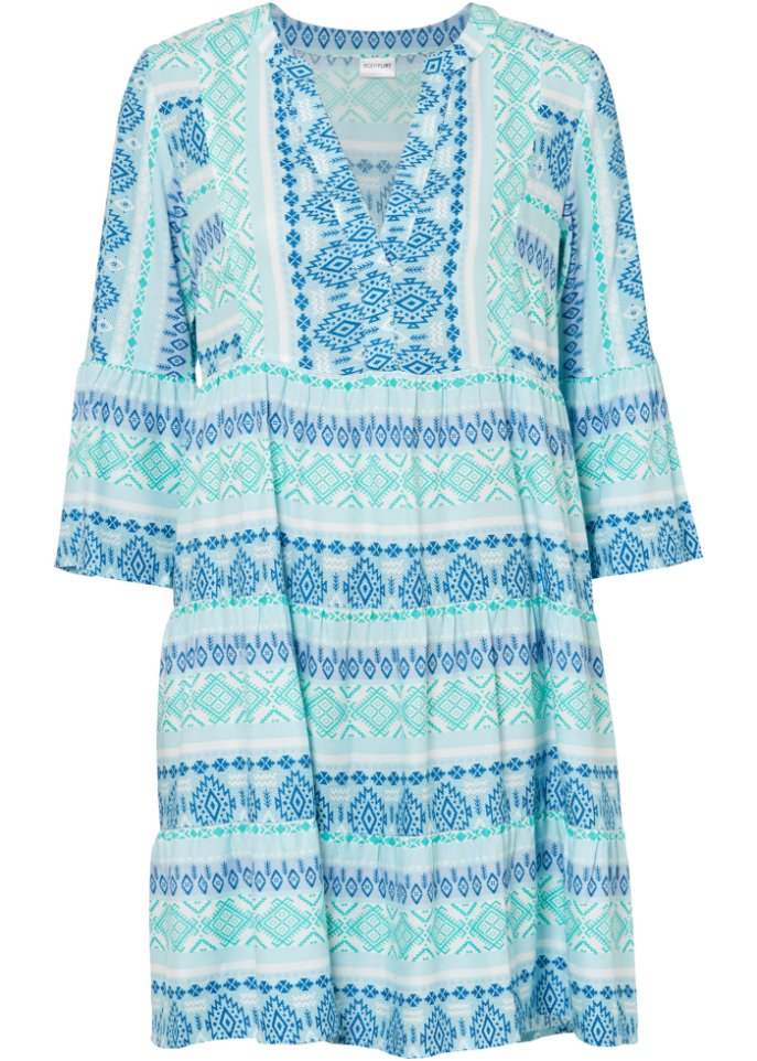 Bodyflirt eco-viscose tunic dress, blue