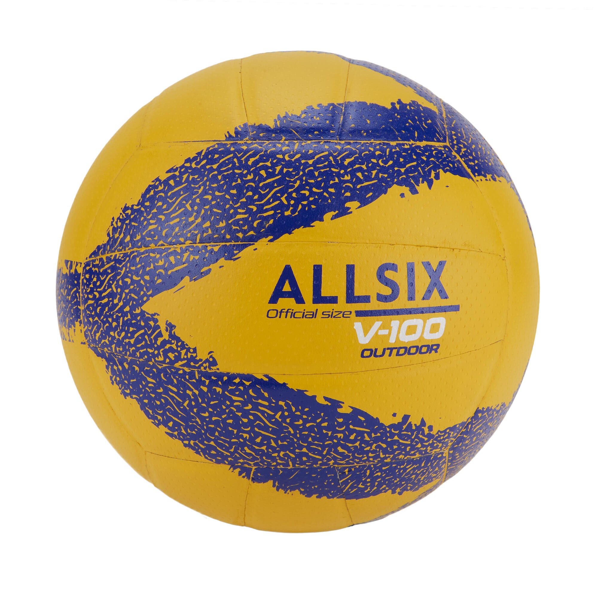 Volleyball ball V100 Soft 180-200g 4-5 years old Blue ALLSIX