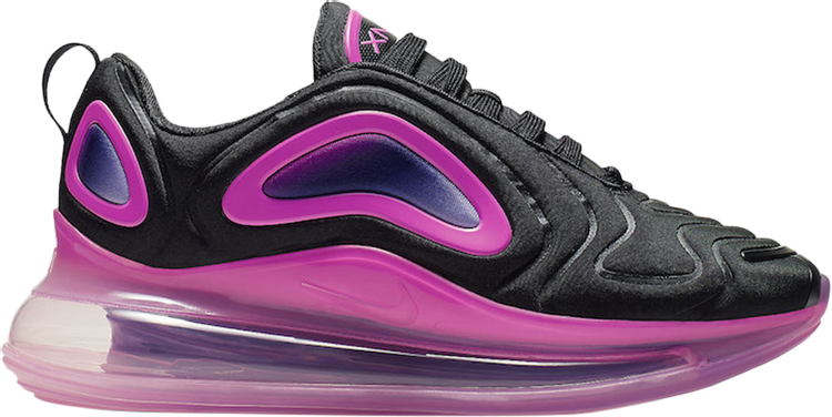 حذاء Nike Air Max 720 GS "Black Laser Pink"، باللون الأسود