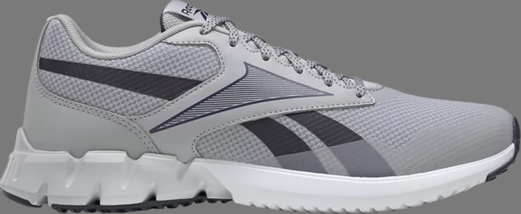 حذاء رياضي ztaur run 'grey vector navy' من Reebok، باللون الرمادي