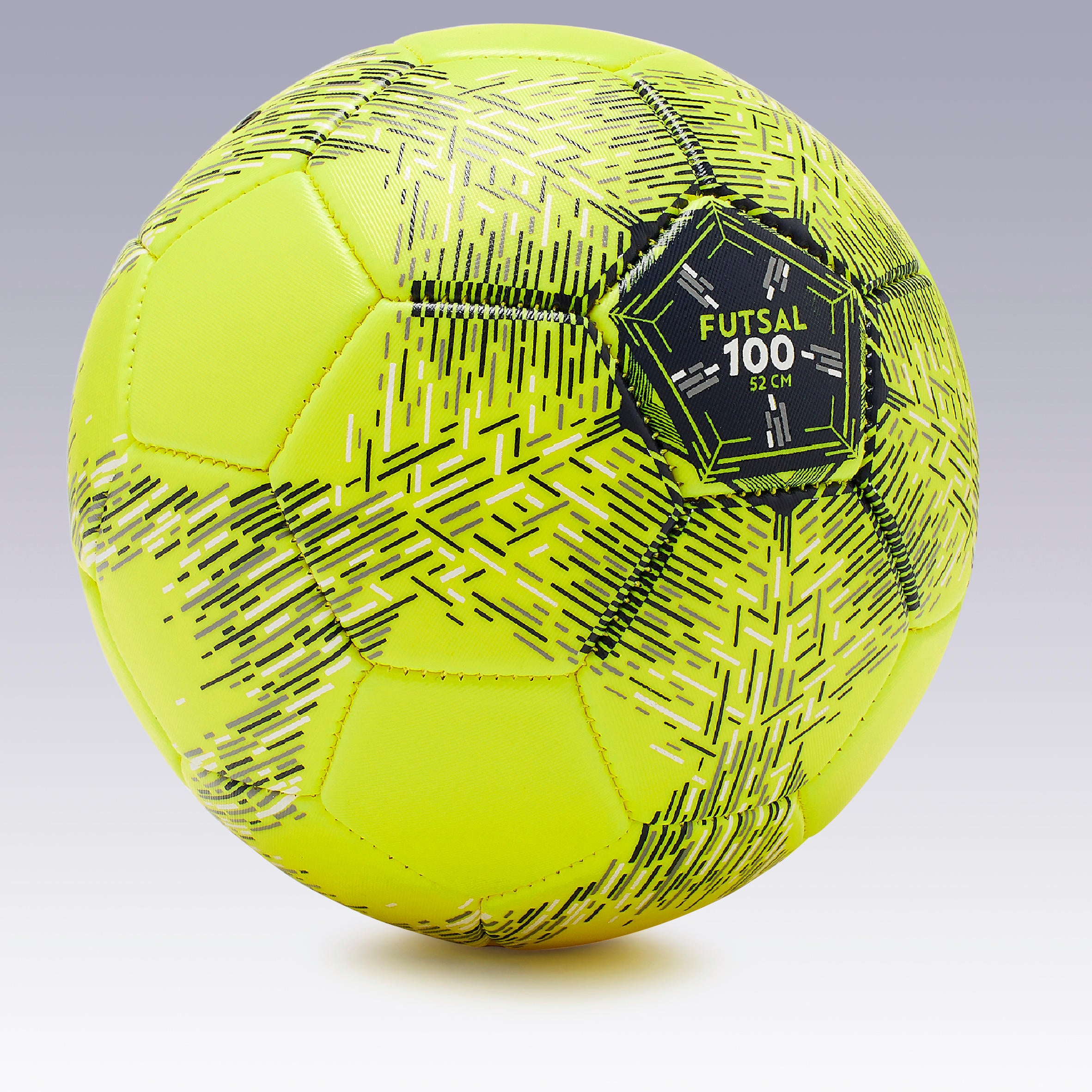 Futsal ball FS100 size 2 310 - 340g yellow KIPSTA, neon yellow