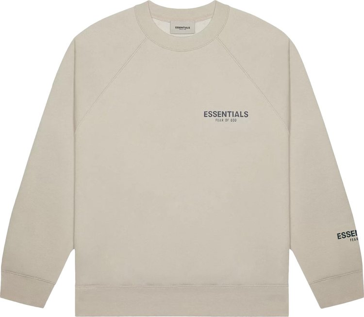 Fear of God Essentials Crewneck Sweatshirt 'String', cream